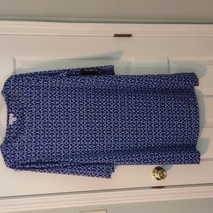 Kim Rogers 3/4 sleeve blue dress brand new with tag size petite xl